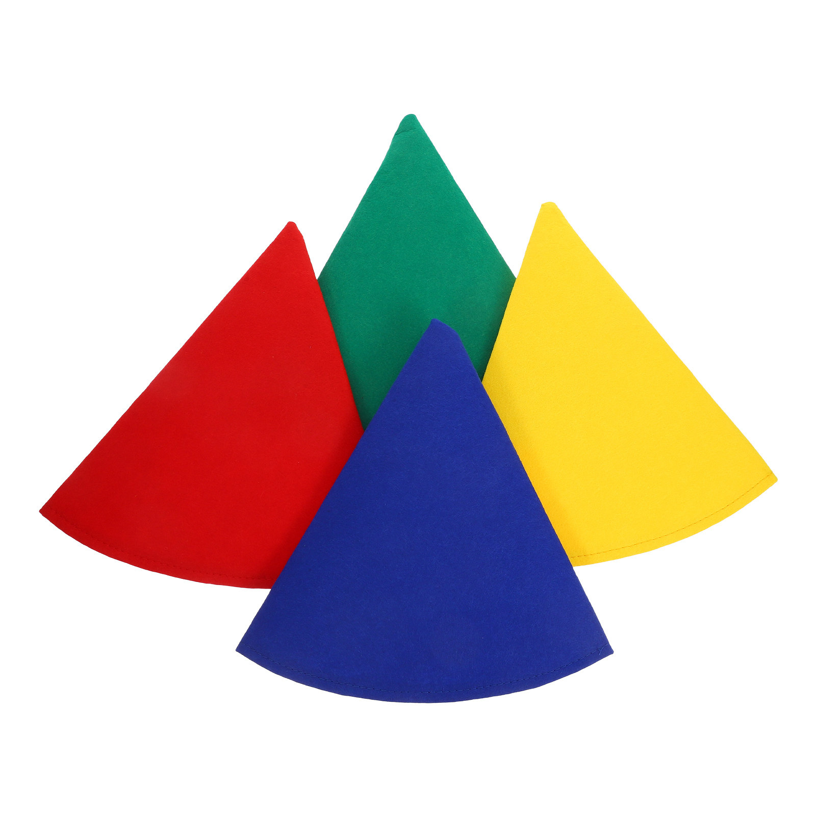 Party Hat Cone - 4 Stück Filz-Kegelhüte für Zwerge, Weich