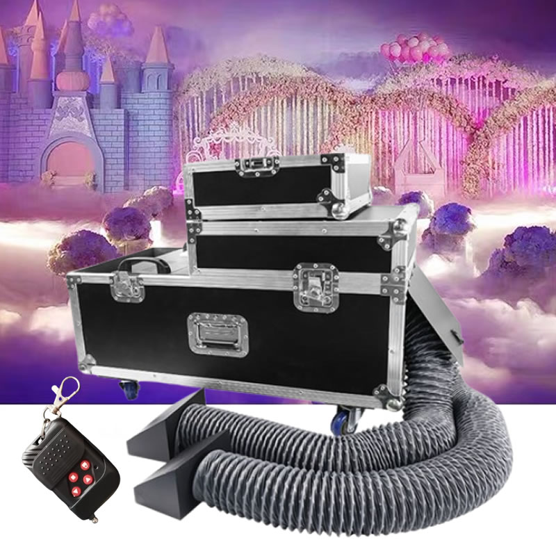 Confetti Cannon Tube - 2000/3000/4000/5000W Wassernebelmaschine Bodennebelmaschine DMX-Steuerung Hochzeitsausrüstung für