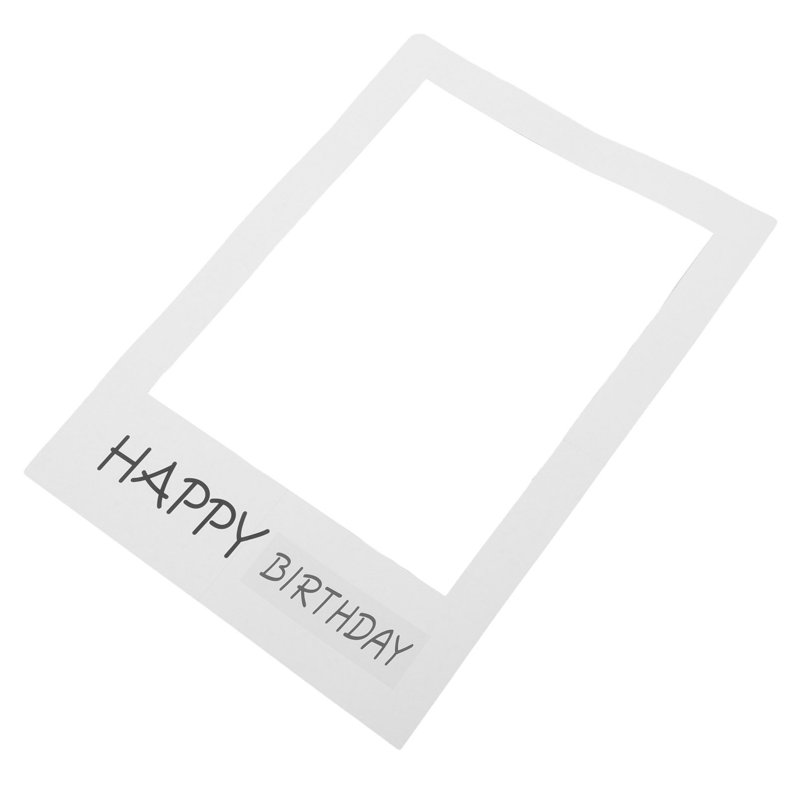 Photo Booth Frame - Geburtstags-Fotorequisiten, Papierrahmen-Ausschnitte, Foto-Ausschnitte für Fotobox, leicht,
