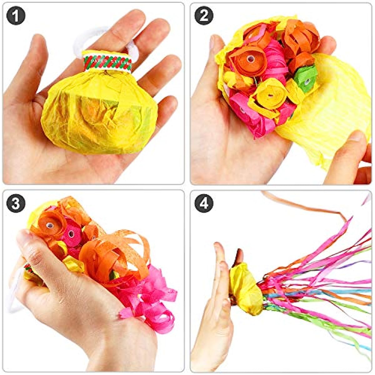 10 Stück Poppers Handwurf-Stre – Confetti Cannon Tube Bewertung und Preis