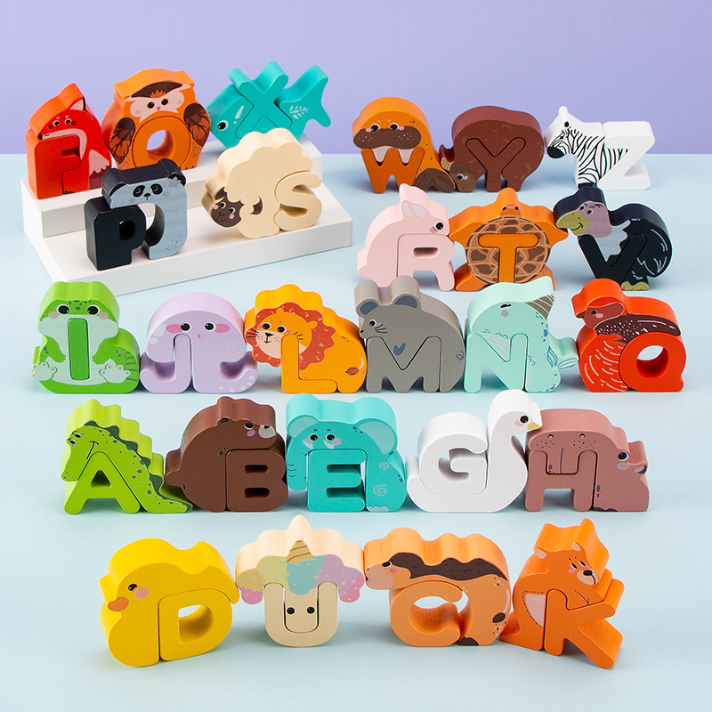 26-teiliges Holz-Tier-Alphabet – Event Z Bewertung und Preis