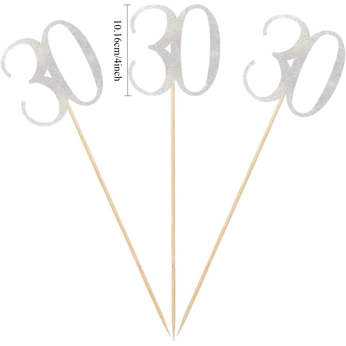 9 Stück silberne Glitzer-Tisch – Centerpiece Stick Bewertung und Preis